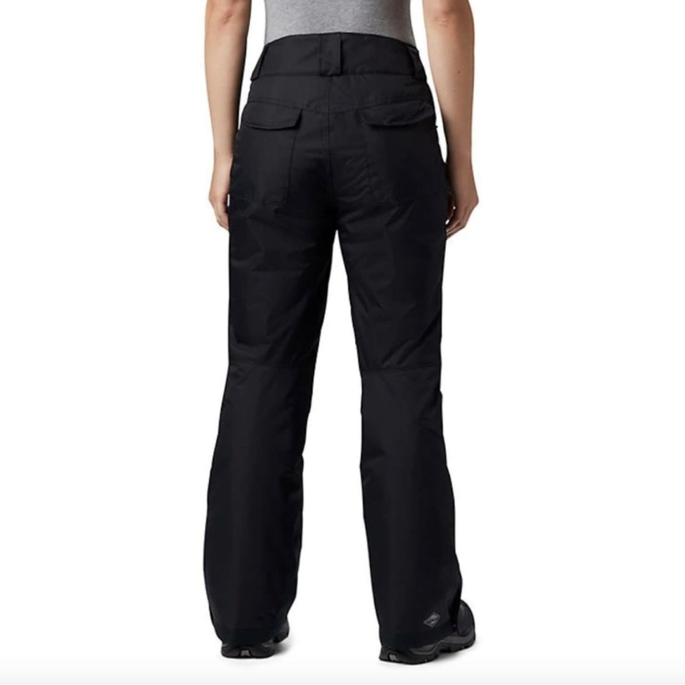 Columbia 36x31 Black Insulated Omni Tech Bugaboo Oh Ski Pants Women’s Sz L - Picture 8 of 13